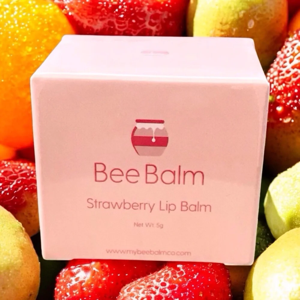 🆕 Bee Balm Strawberry Lip Balm